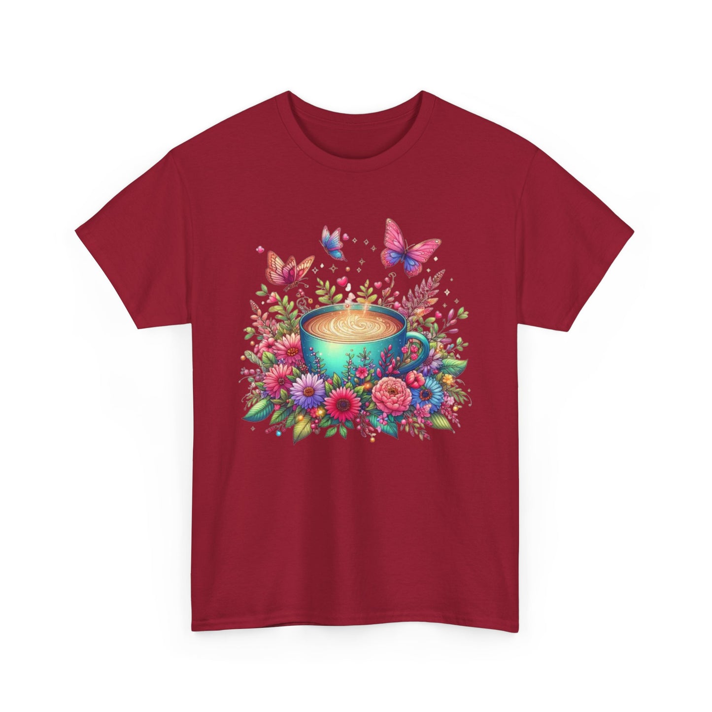 Floral Butterfly Mug Shirt