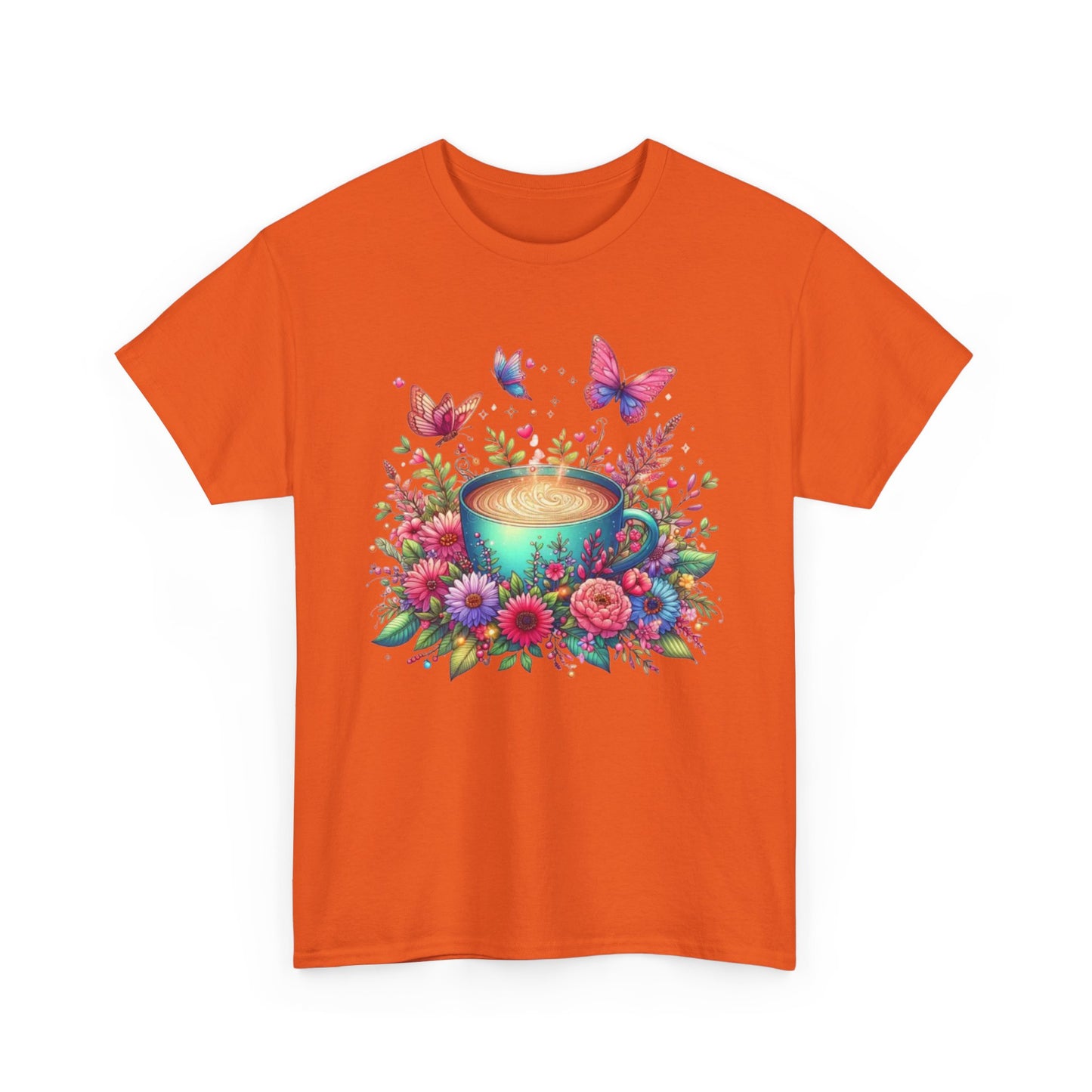 Floral Butterfly Mug Shirt