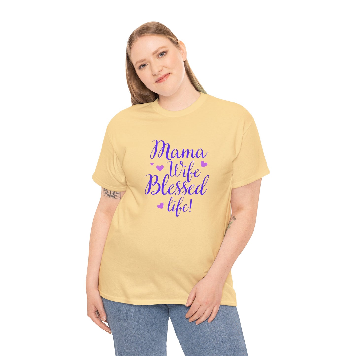 Mama Wife Blessed Life Shirt