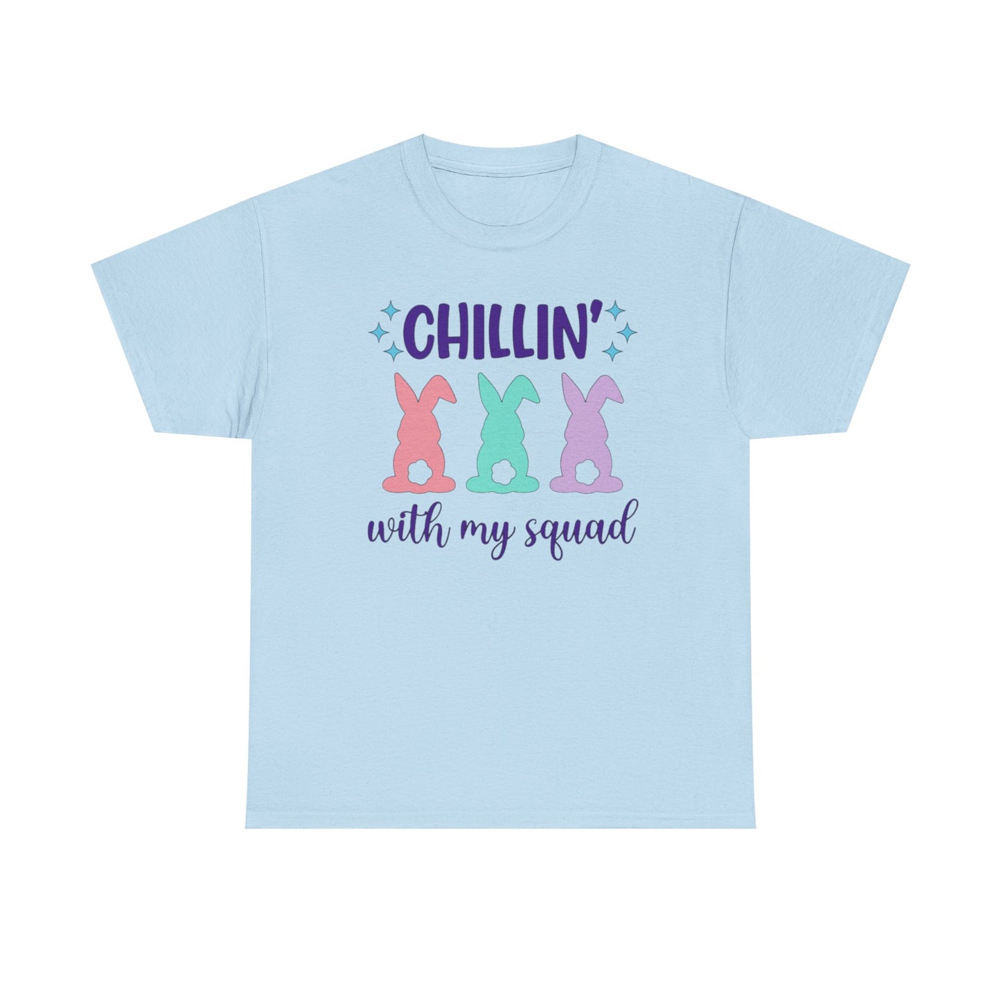 Chillin' with My Squad – Fun Spring & Easter Graphic Shirt