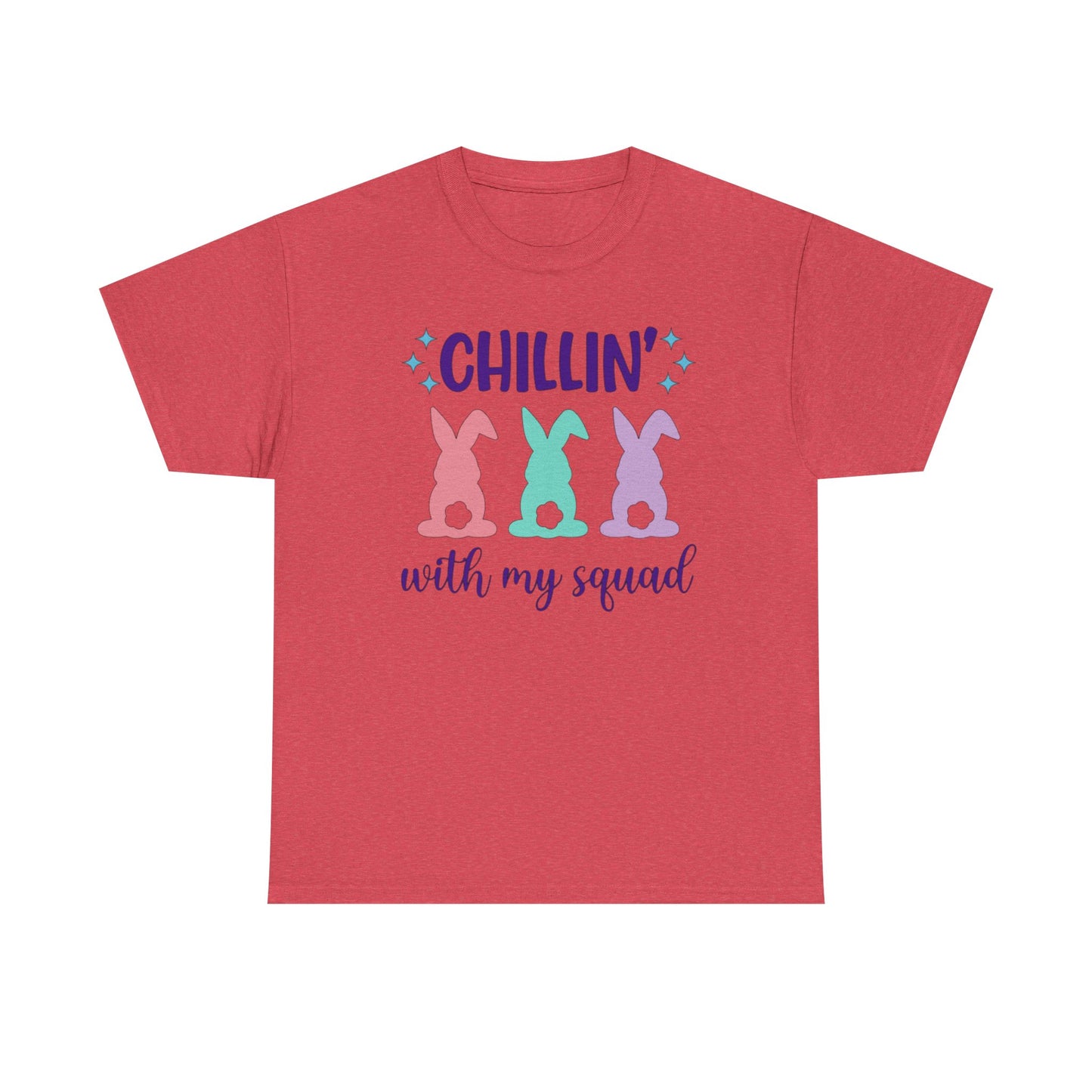 Chillin' with My Squad – Fun Spring & Easter Graphic Shirt