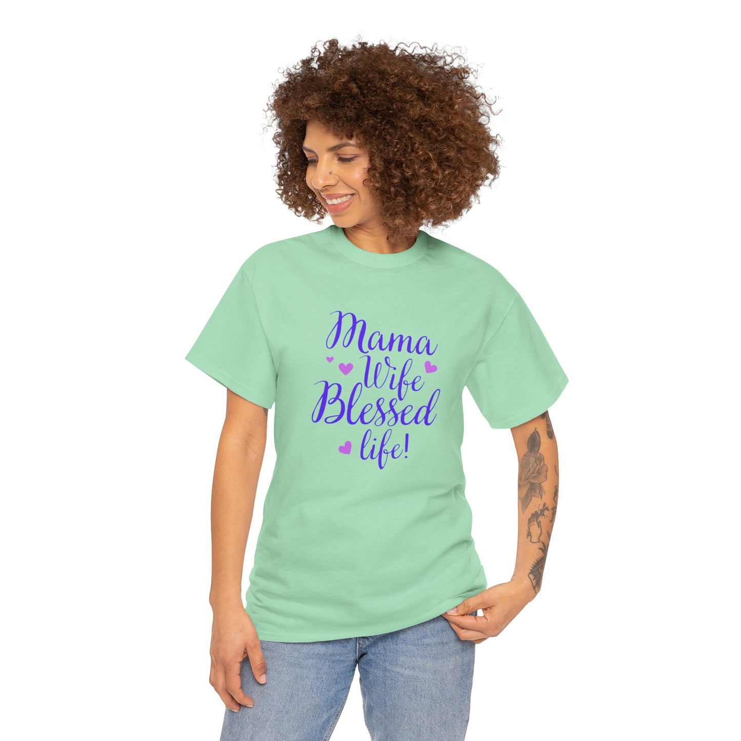 Mama Wife Blessed Life Shirt