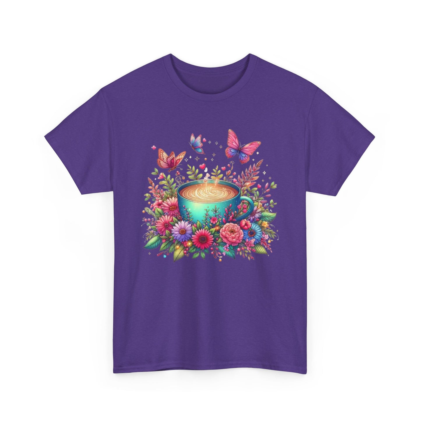 Floral Butterfly Mug Shirt