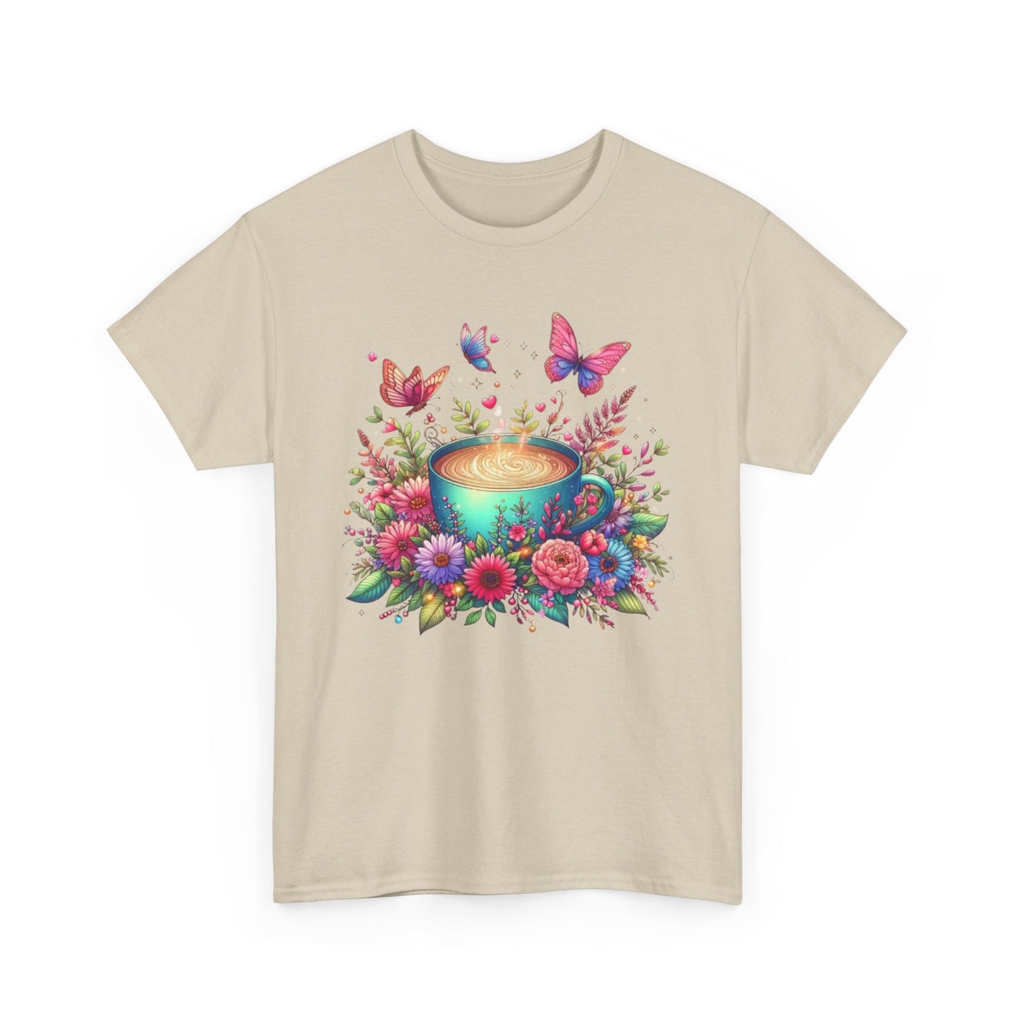 Floral Butterfly Mug Shirt