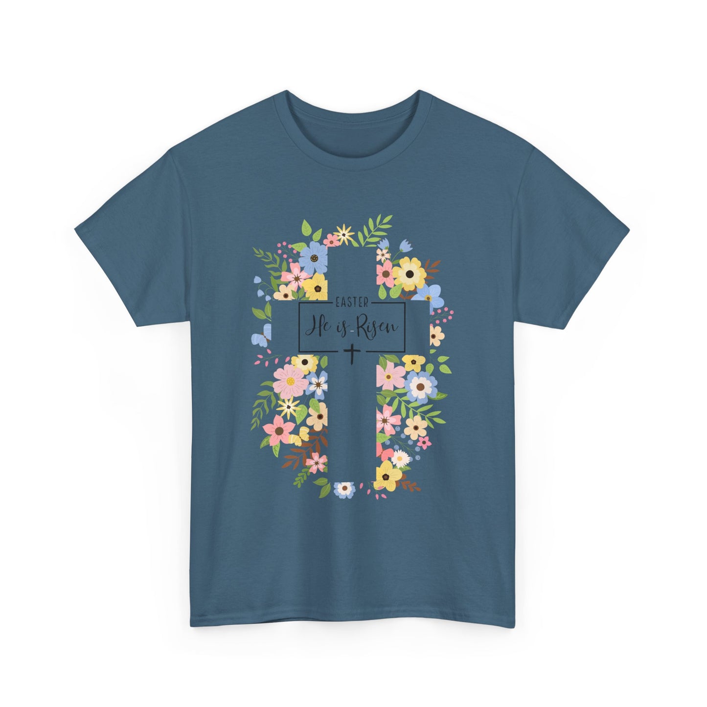 Floral Cross - Celebrate Peace & Faith Shirt