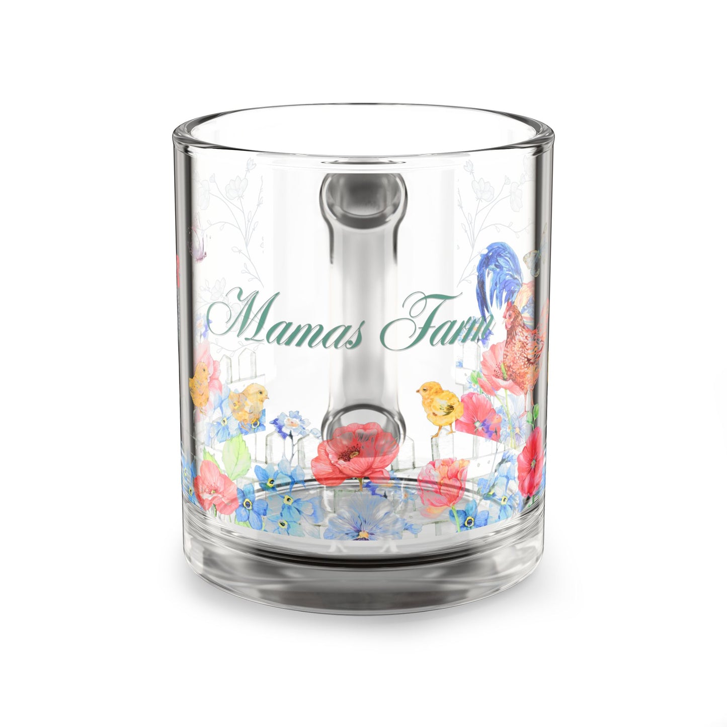 Farmhouse Glass Mug - 10oz |Perfect Gift for Mother’s Day