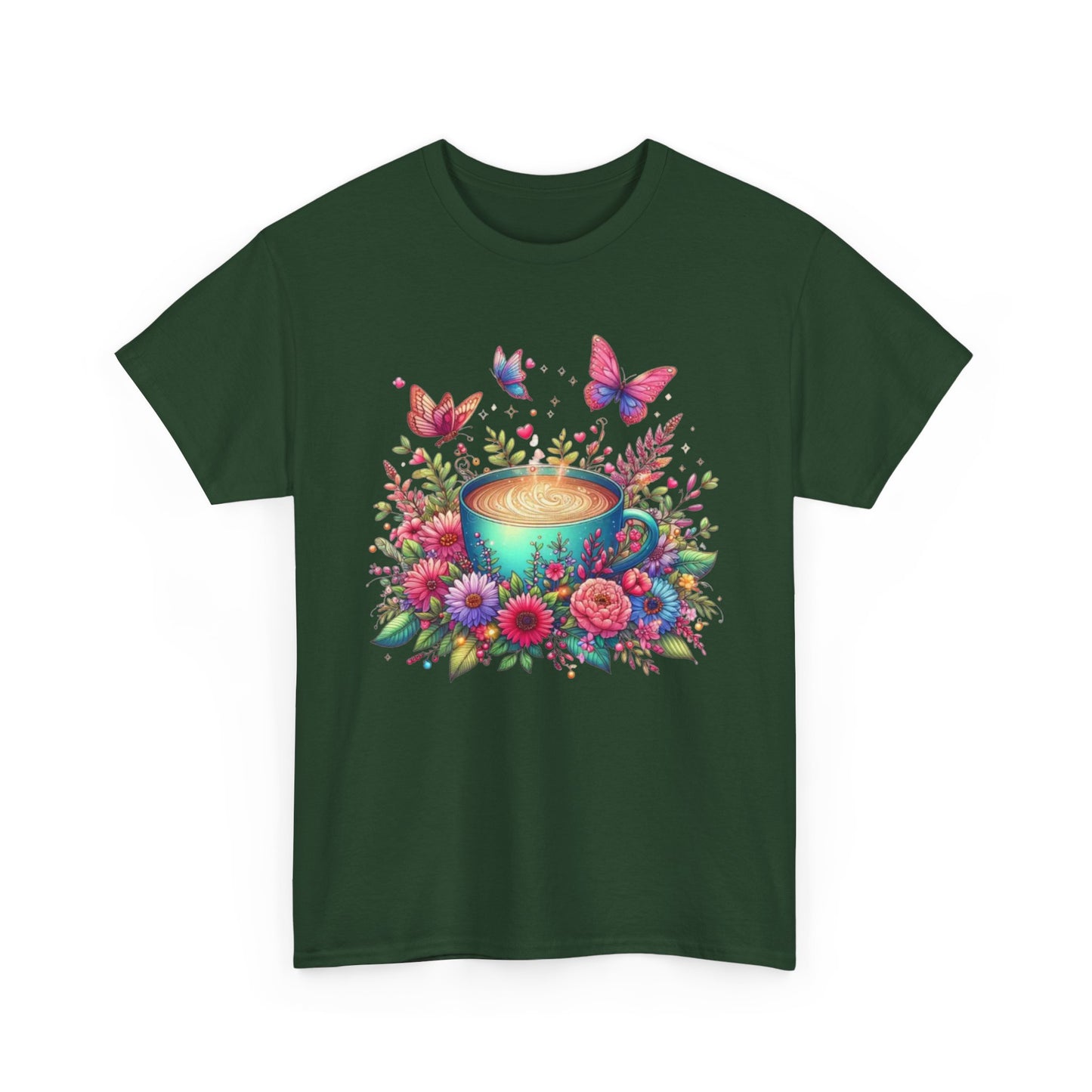 Floral Butterfly Mug Shirt