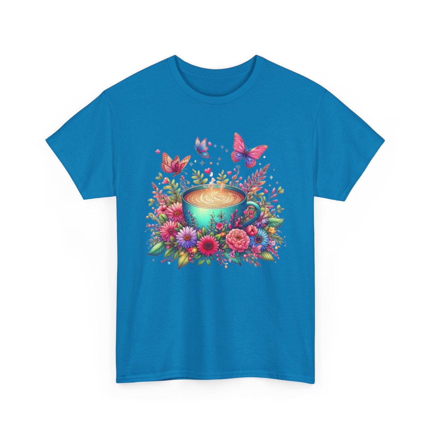 Floral Butterfly Mug Shirt