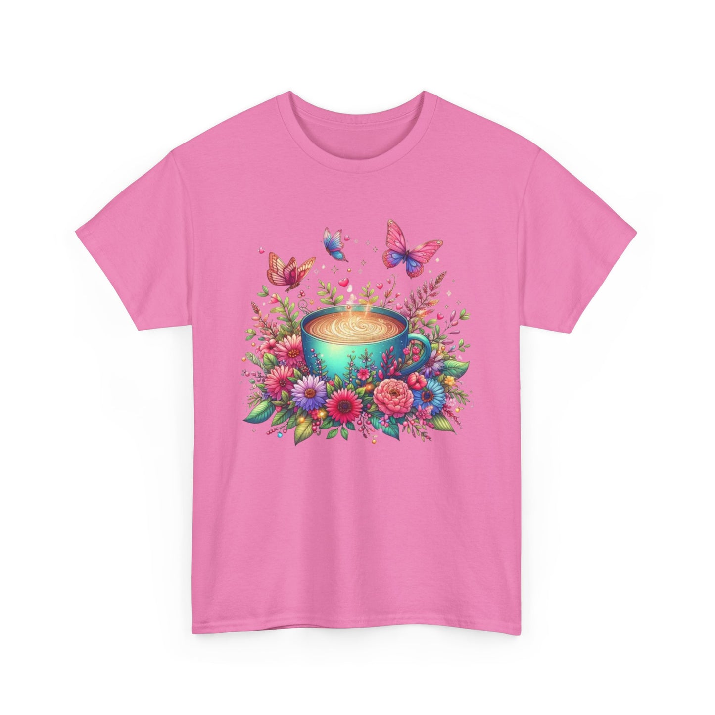 Floral Butterfly Mug Shirt
