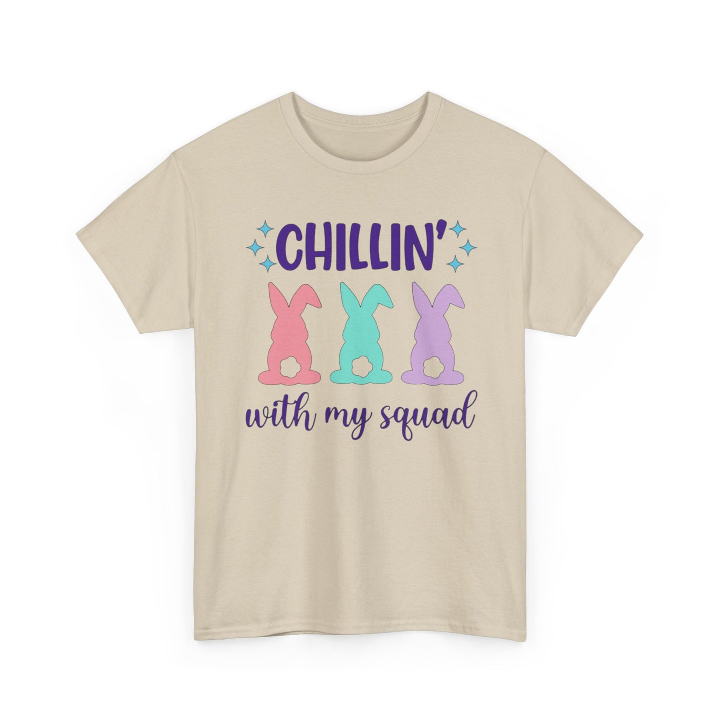 Chillin' with My Squad – Fun Spring & Easter Graphic Shirt