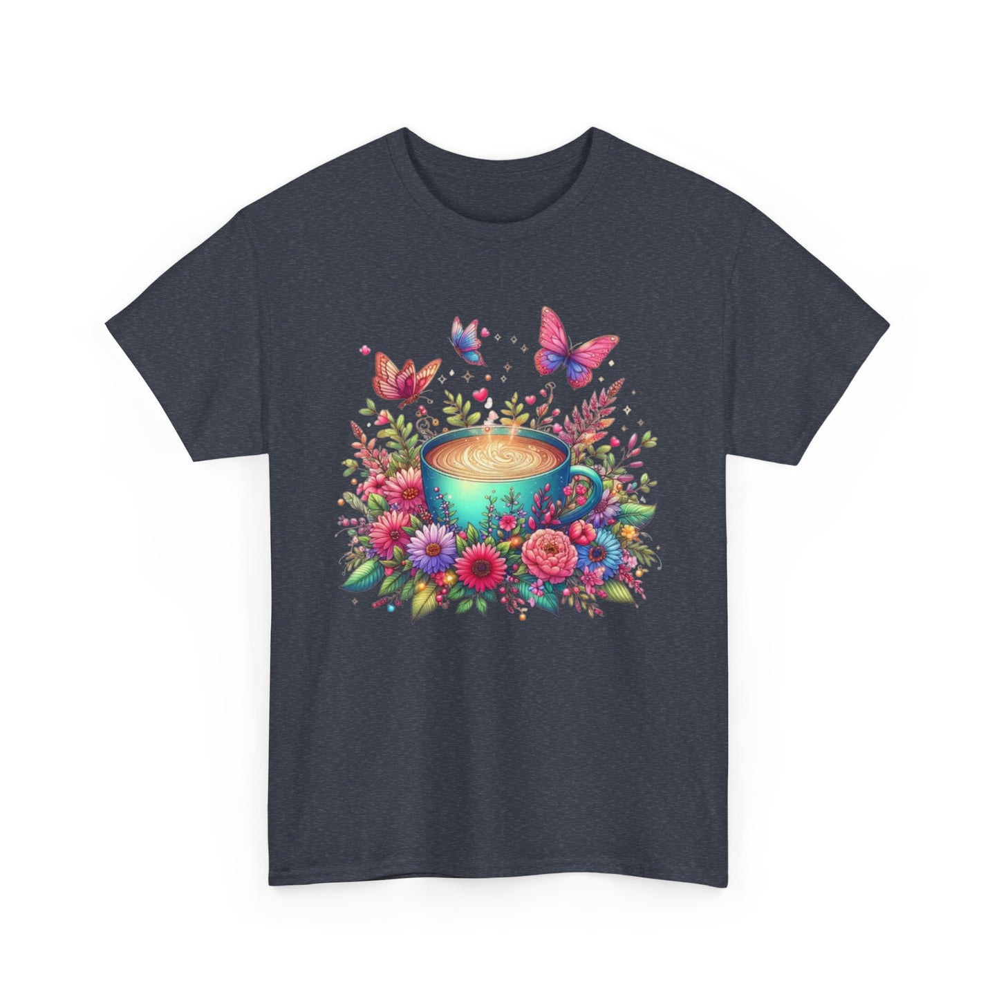Floral Butterfly Mug Shirt