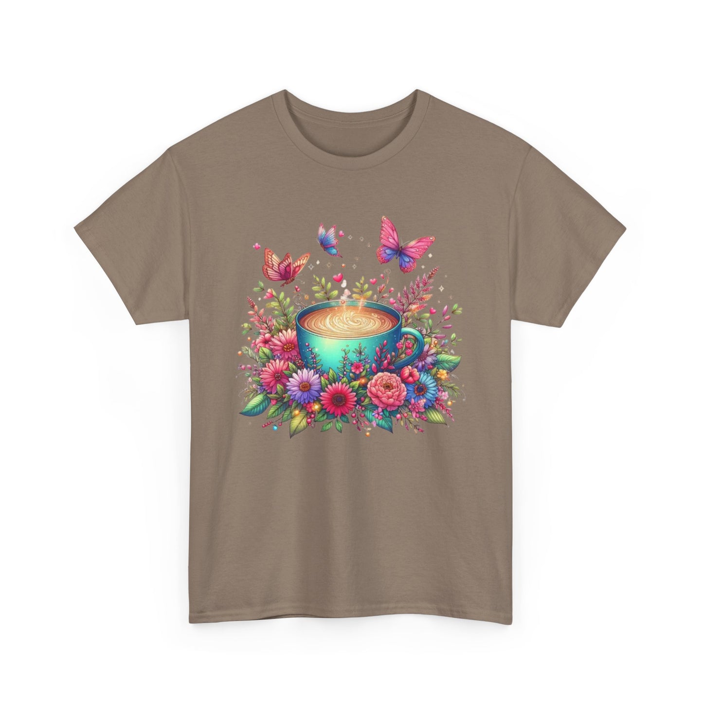 Floral Butterfly Mug Shirt