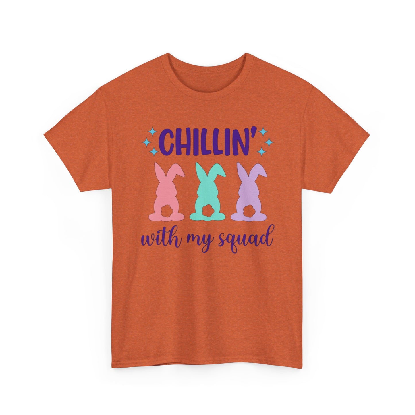 Chillin' with My Squad – Fun Spring & Easter Graphic Shirt