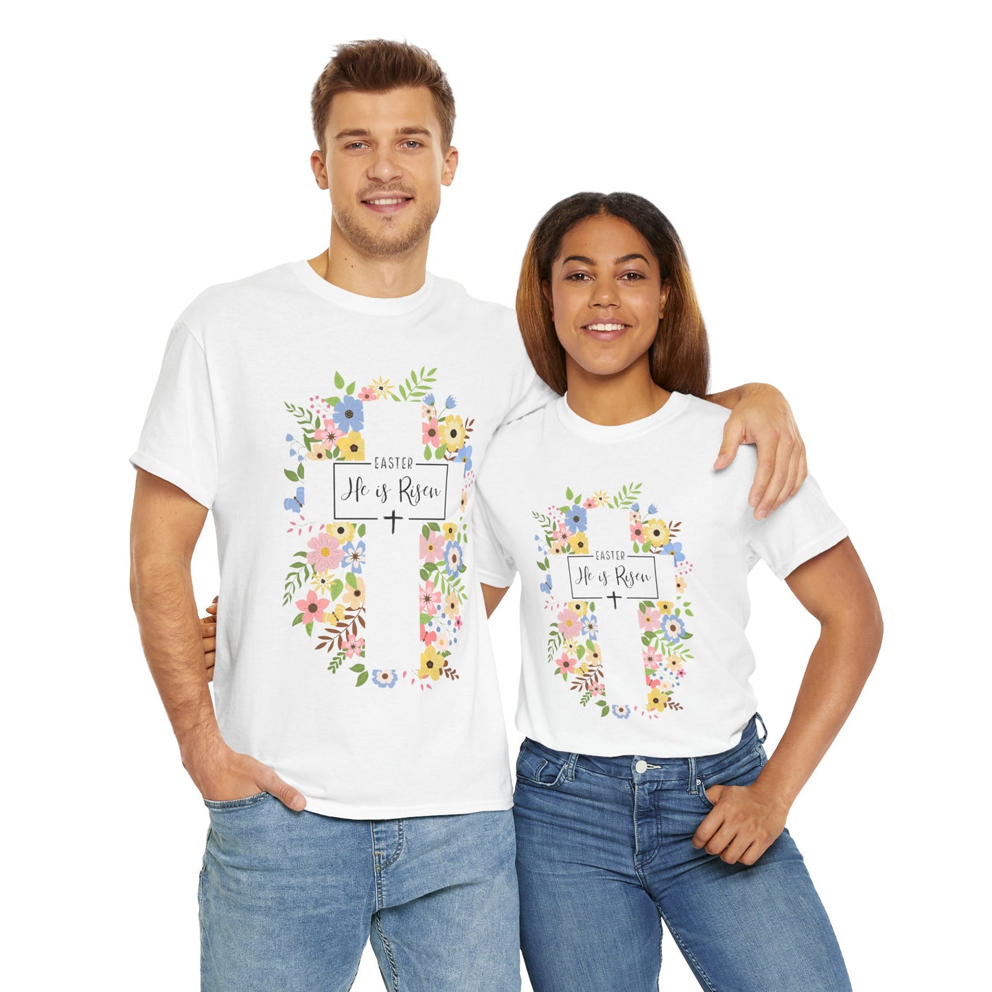Floral Cross - Celebrate Peace & Faith Shirt