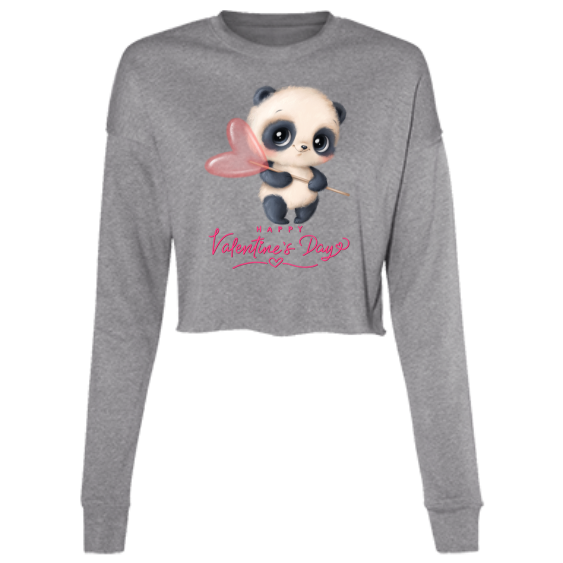 B7503 Ladies' Cropped Fleece Crew