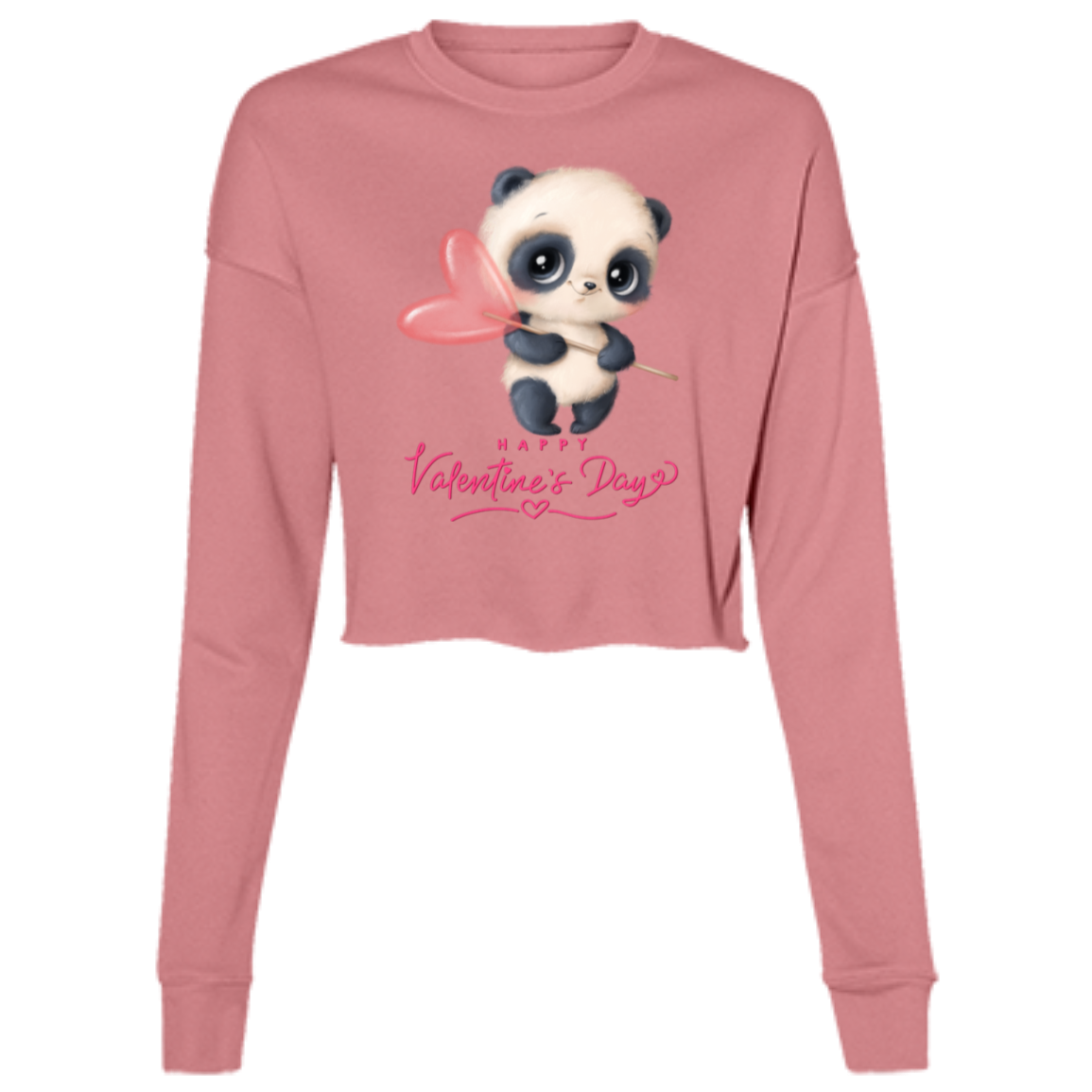 B7503 Ladies' Cropped Fleece Crew