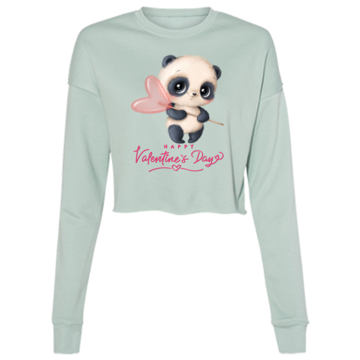 B7503 Ladies' Cropped Fleece Crew