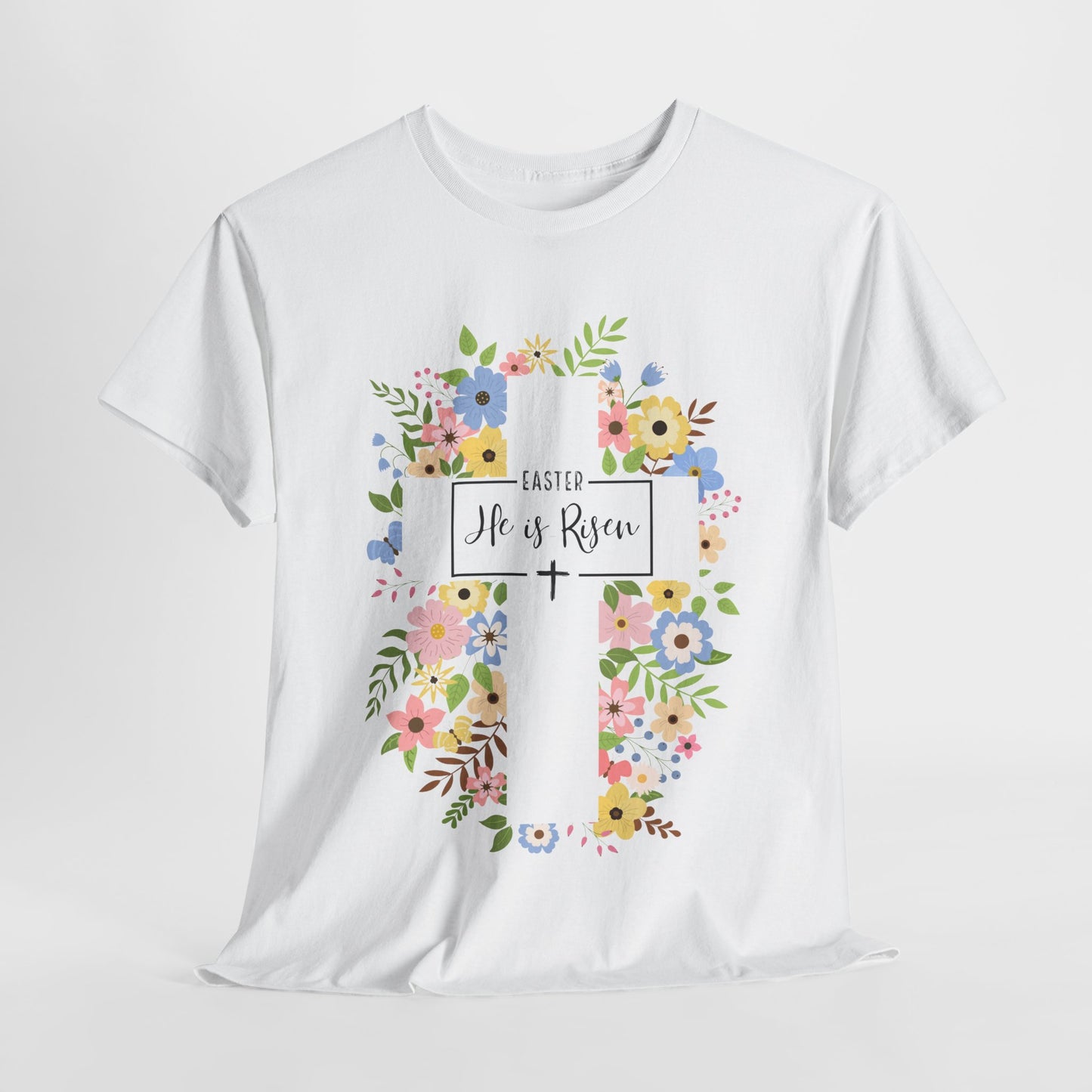 Floral Cross - Celebrate Peace & Faith Shirt