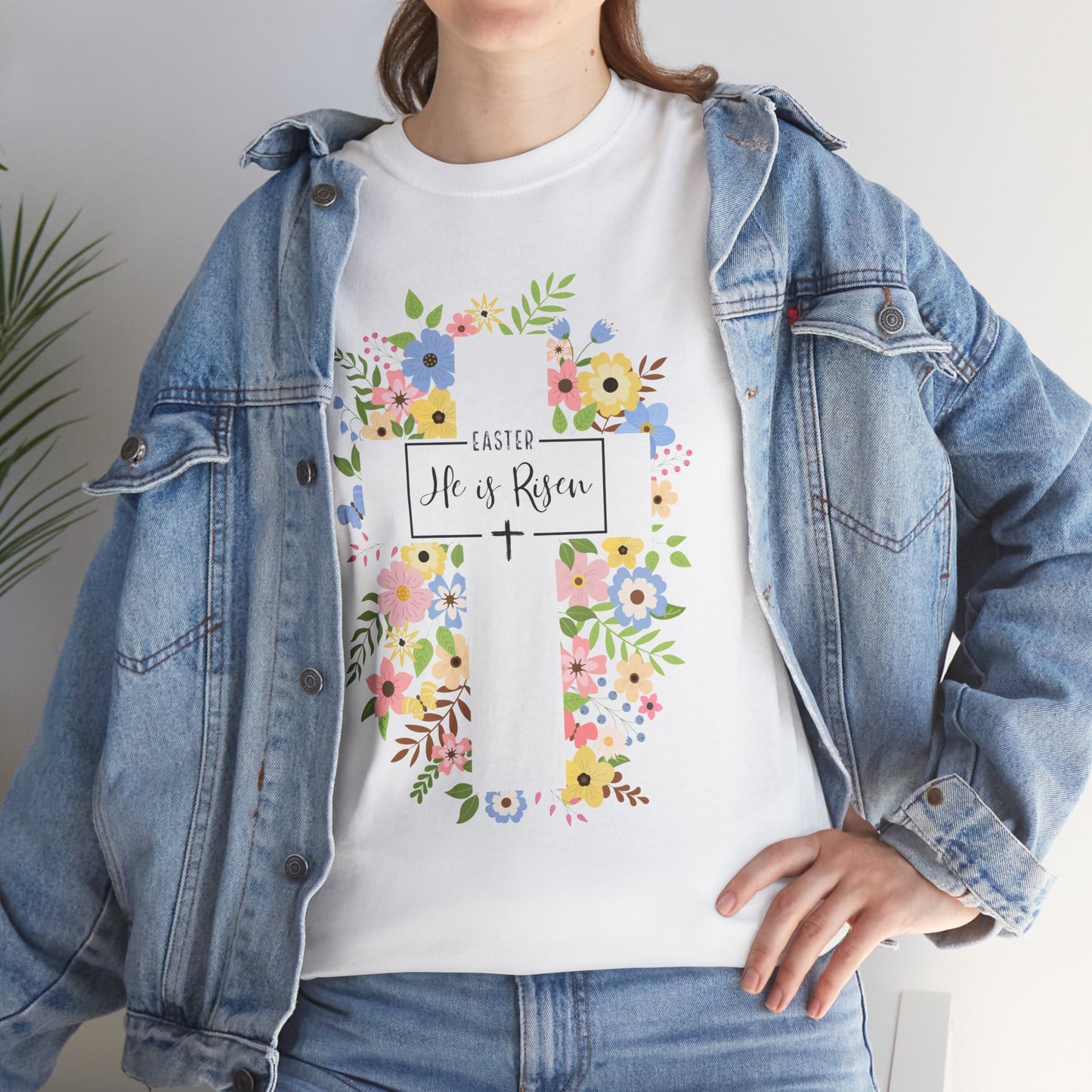 Floral Cross - Celebrate Peace & Faith Shirt