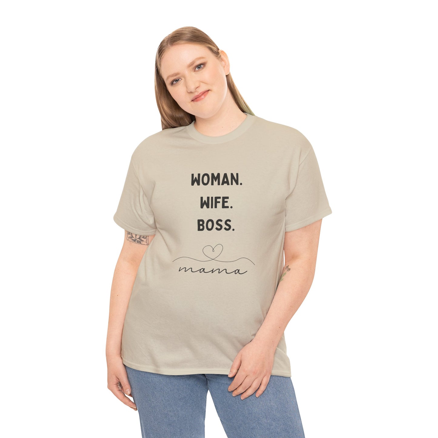 Woman Wife Boss Mama Shirt - Perfect Gift for Mothers