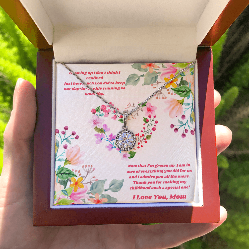 I Love You Mom Necklace