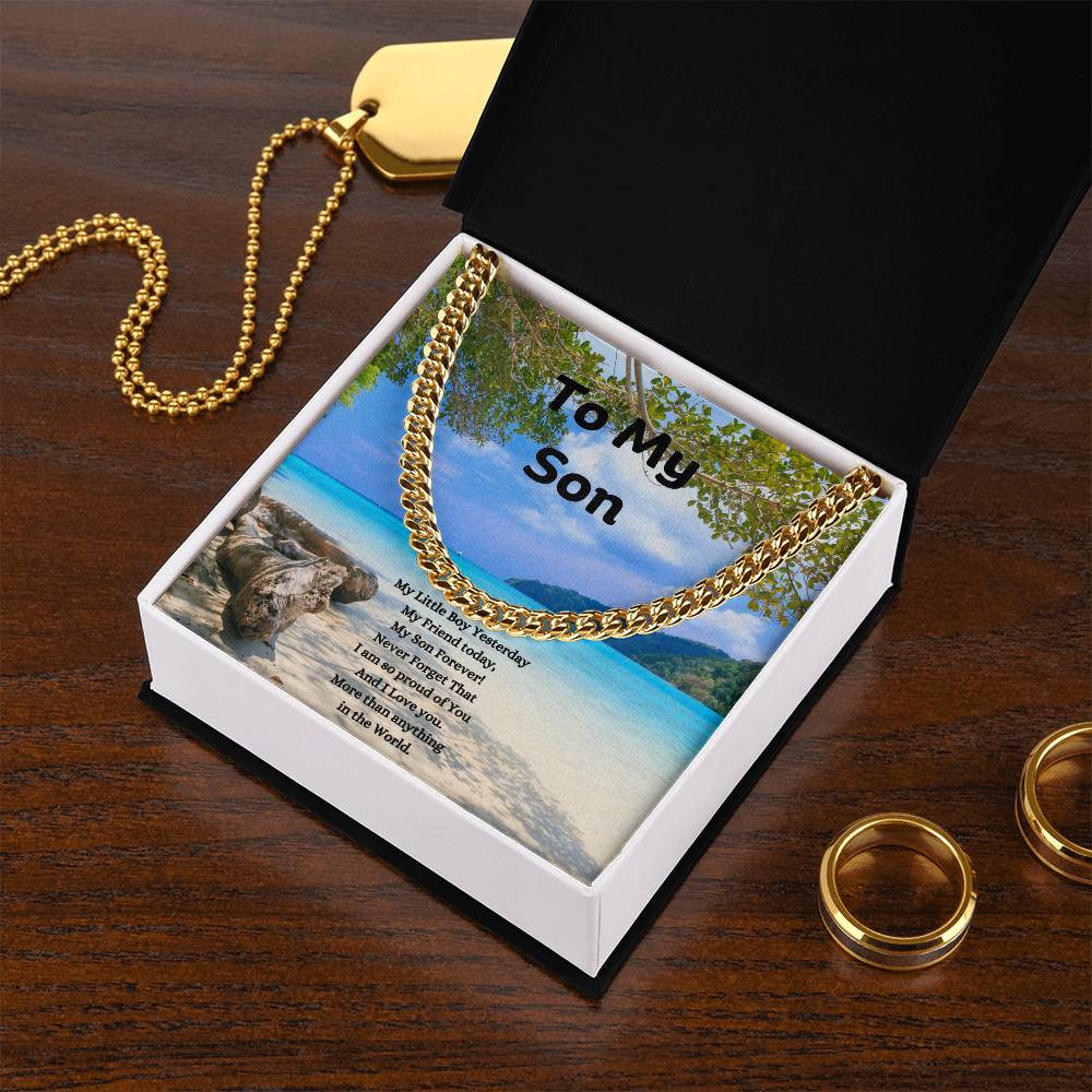 To My Son Necklace