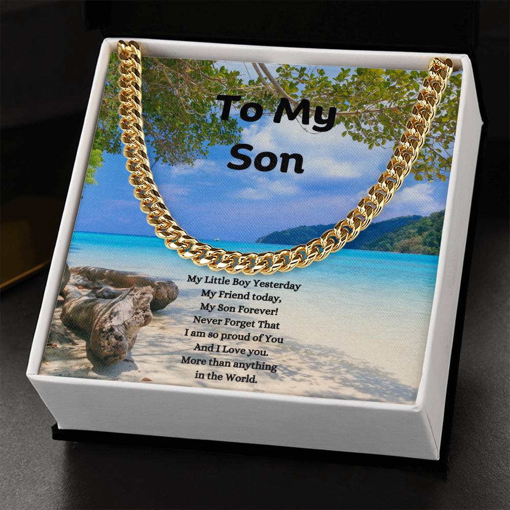 To My Son Necklace