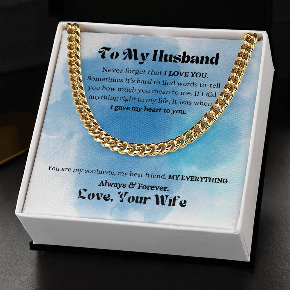 To my Husband Necklace