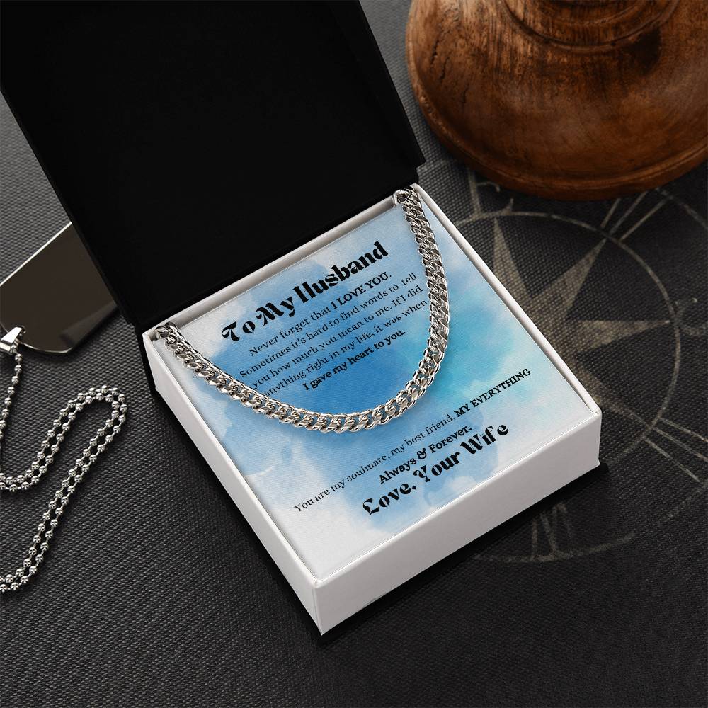 To my Husband Necklace