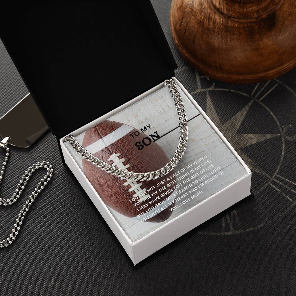 TO MY SON NECKLACE