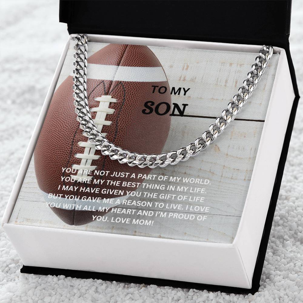 TO MY SON NECKLACE