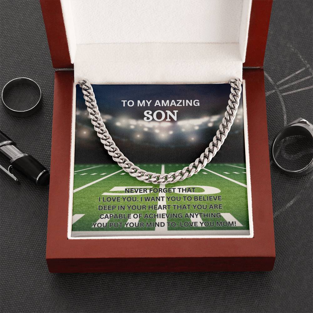 TO MY AMAZING SON
