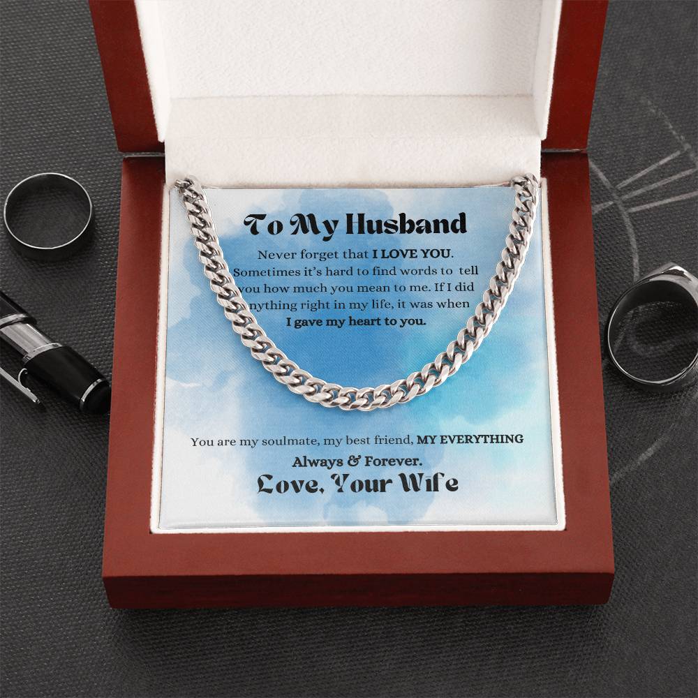 To my Husband Necklace