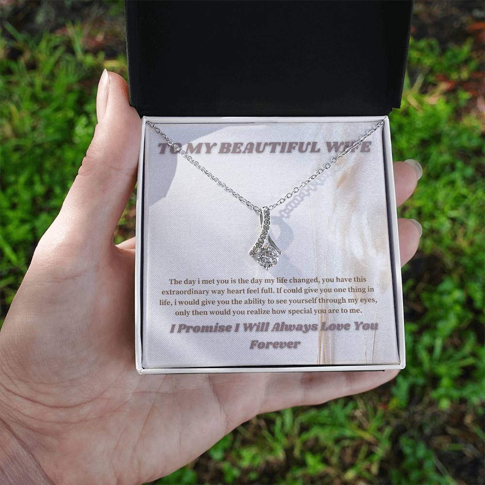 To My Beautiful Wife Necklace