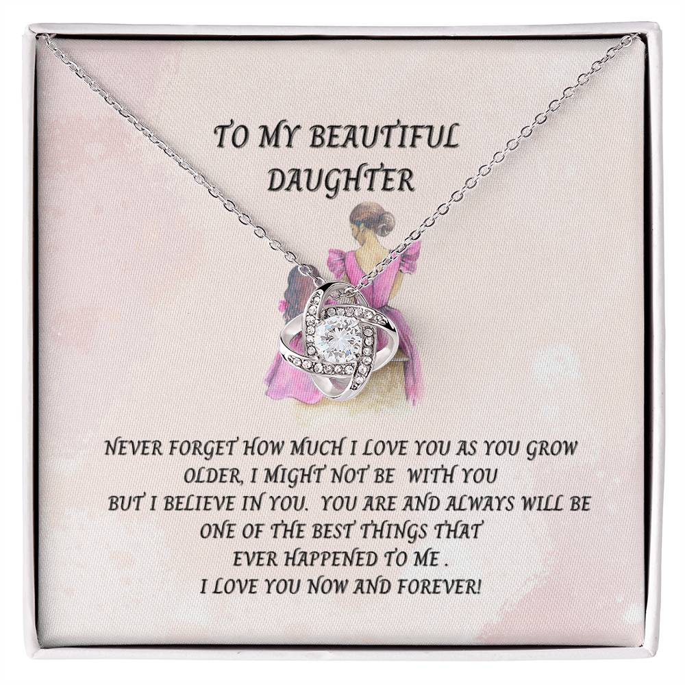 TO MY BEAUTIFUL DAUGHTER NECKLACE