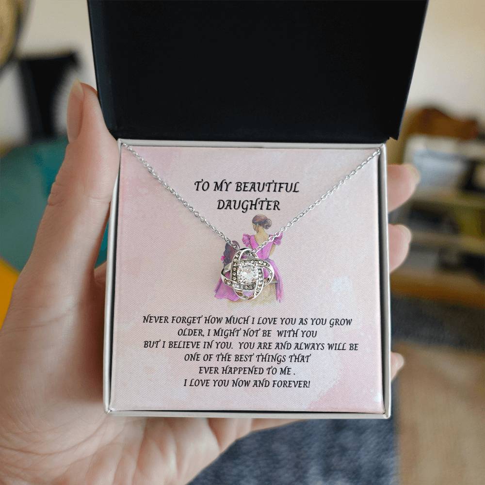 TO MY BEAUTIFUL DAUGHTER NECKLACE