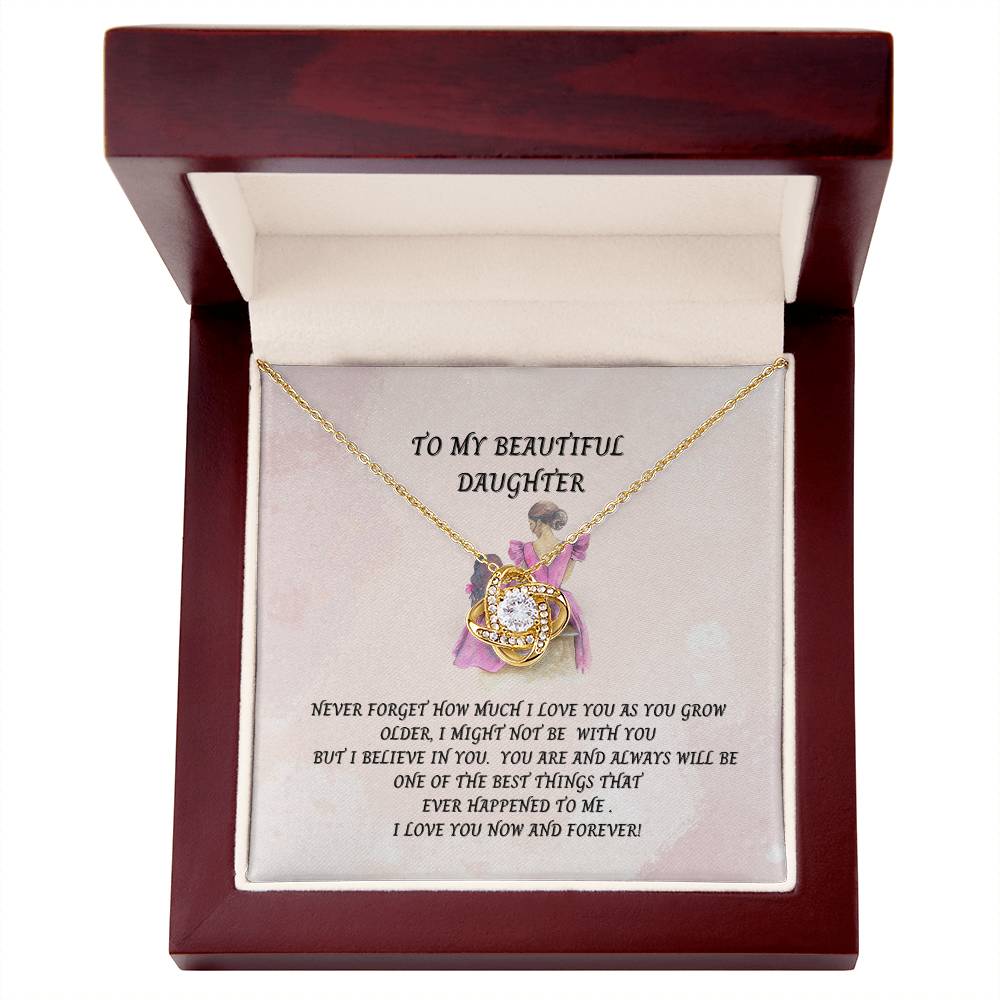 TO MY BEAUTIFUL DAUGHTER NECKLACE