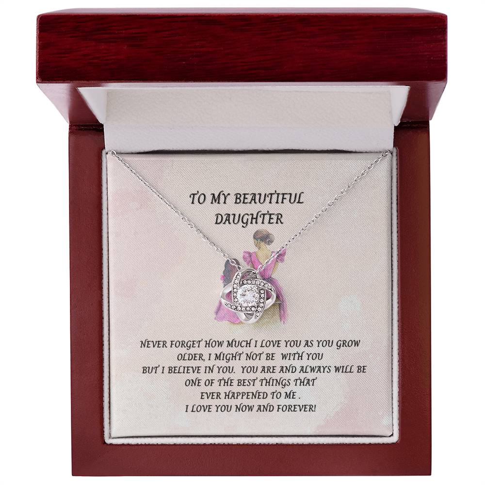 TO MY BEAUTIFUL DAUGHTER NECKLACE