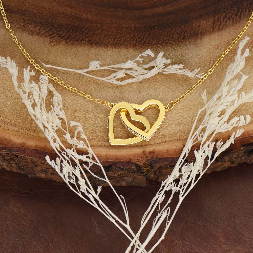 Mother Hibiscus Heart Necklace