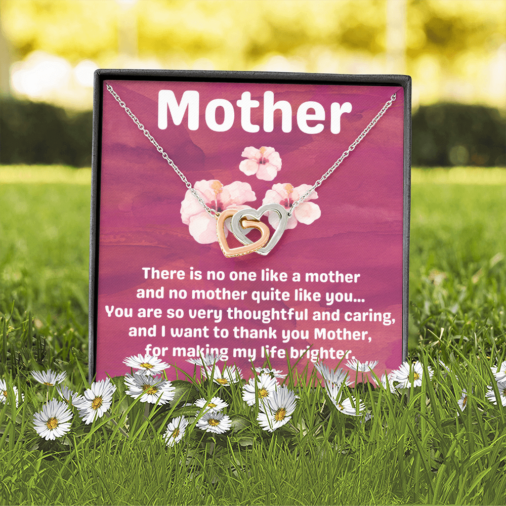 Mother Hibiscus Heart Necklace