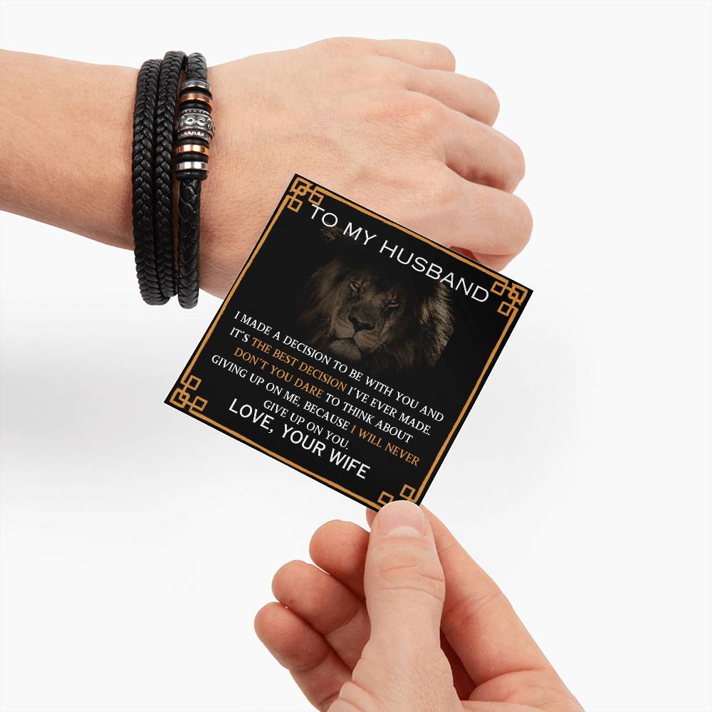 To my Husband Bracelet