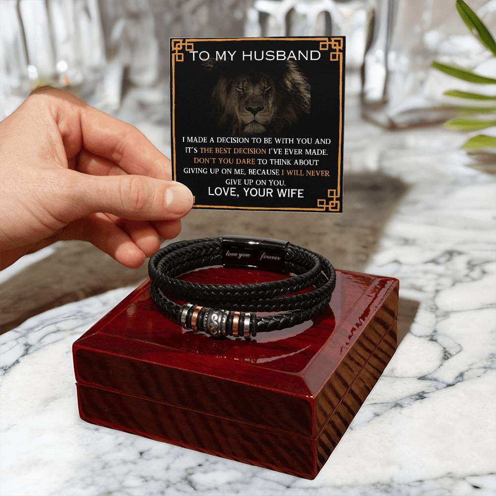To my Husband Bracelet