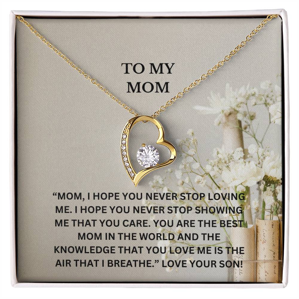 TO MY MOM NECKLACE