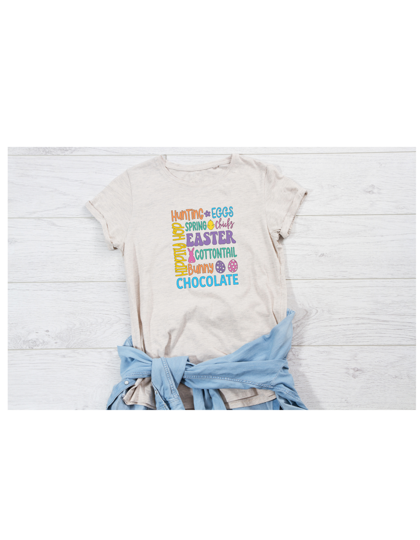 Easter Celebration - Bunny, Eggs & Chocolate Design Shirt