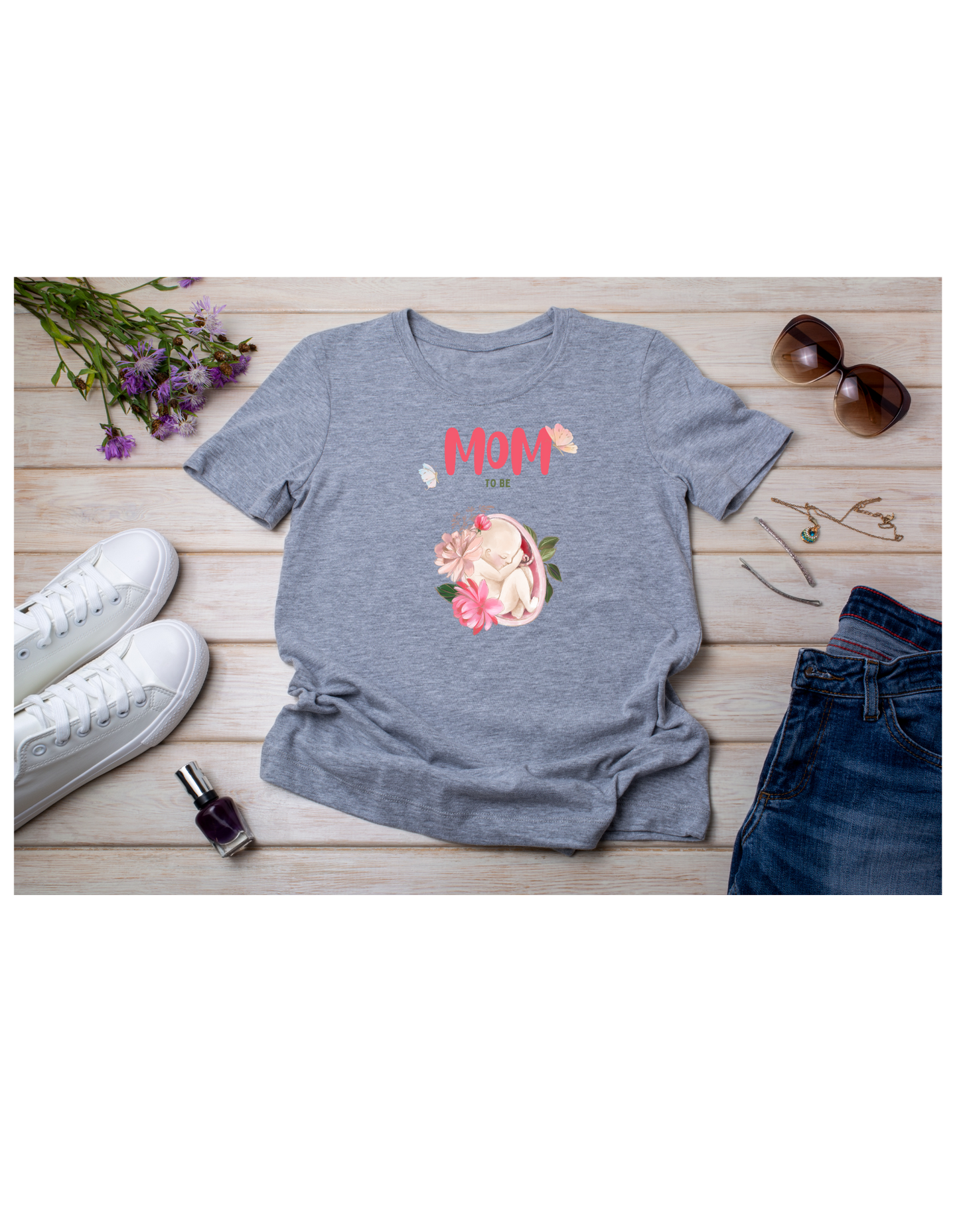 Mom To Be (Baby) – Maternity Shirt for Expecting Mothers