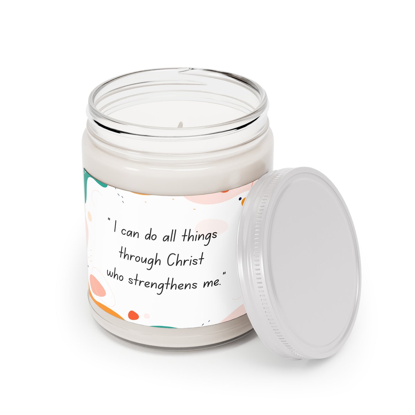 Scented Candle - 9oz "I Can Do All Things Through Christ"