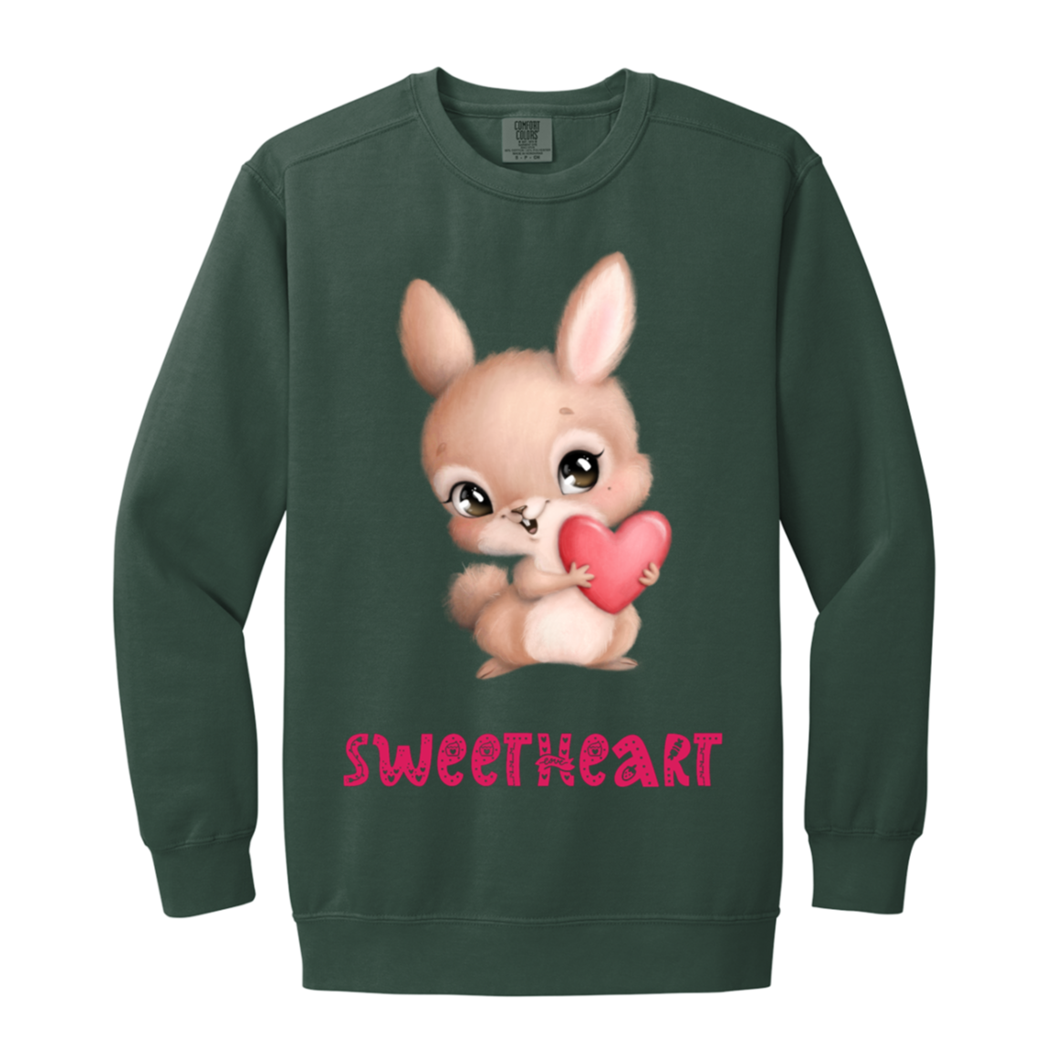 VALENTINE'SDAY(SWEETHEART)Dyed Adult Crewneck Sweatshirt