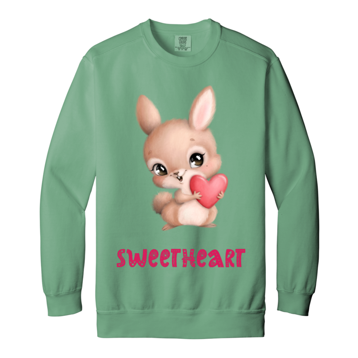 VALENTINE'SDAY(SWEETHEART)Dyed Adult Crewneck Sweatshirt