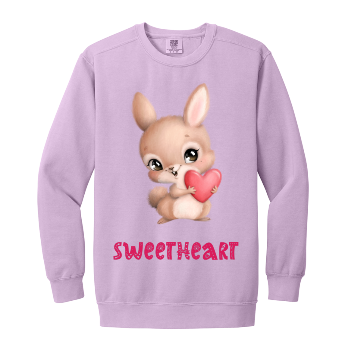 VALENTINE'SDAY(SWEETHEART)Dyed Adult Crewneck Sweatshirt