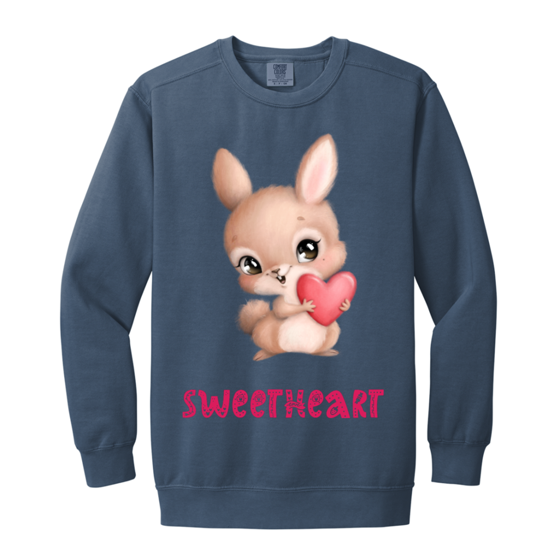 VALENTINE'SDAY(SWEETHEART)Dyed Adult Crewneck Sweatshirt